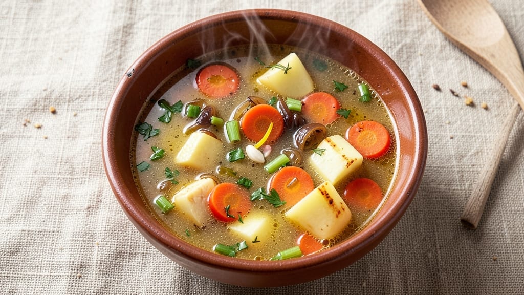 Amazing Soup Recipe: One-Pot Velvety Richness With Celery Crown Crunch