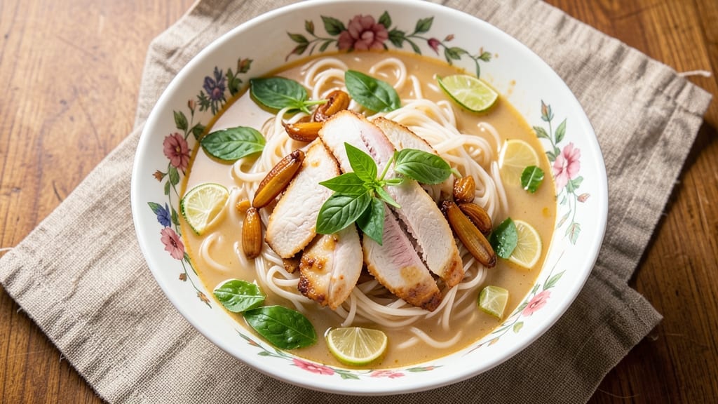 Authentic Thai Chicken Noodle Soup Recipe: Fragrant Lemongrass and Galangal Broth Magic