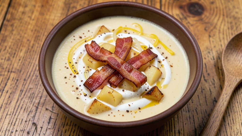 54th Street Bar and Grill Potato Soup Recipe: Velvet-Smooth Spice with Crispy Bacon Bits