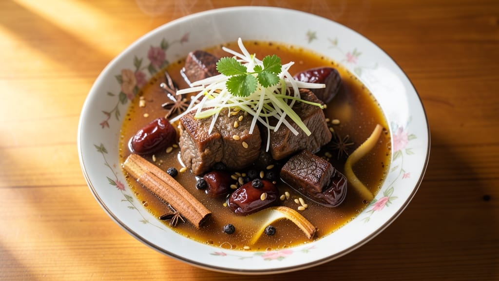 Beef Brisket Soup Recipe Chinese: Star Anise-Infused Broth With Tender Meatballs