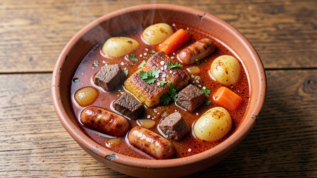 Authentic German Goulash Soup Recipe: Paprika-Spiced Paprika and Sausage Simmer