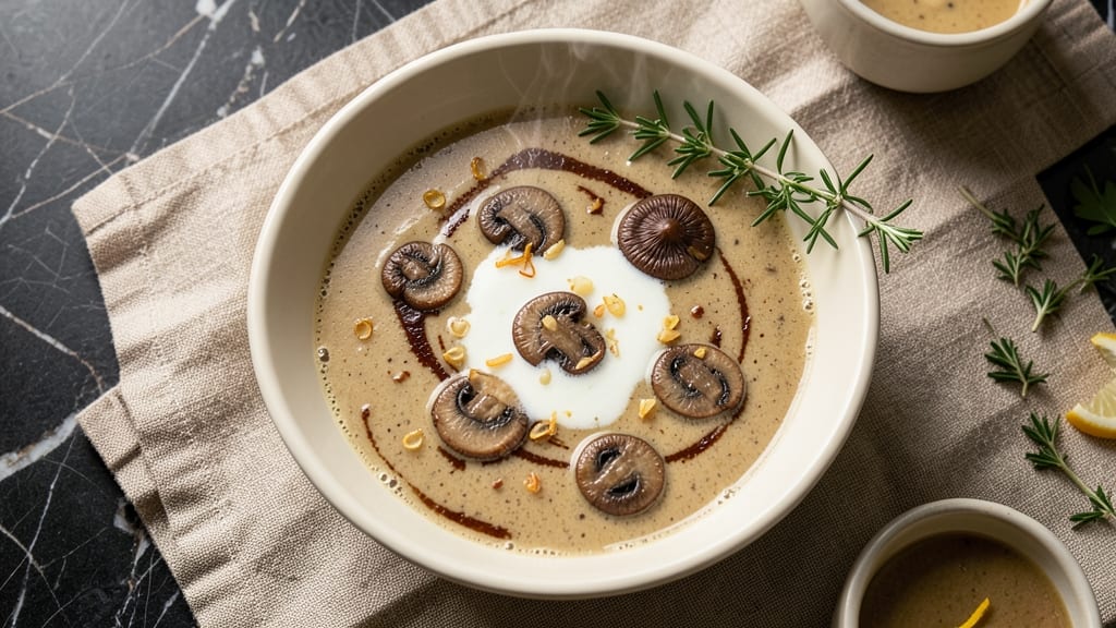 Alton Brown's Mushroom Soup Recipe: Velvet-Thick Texture From Blended Mushrooms