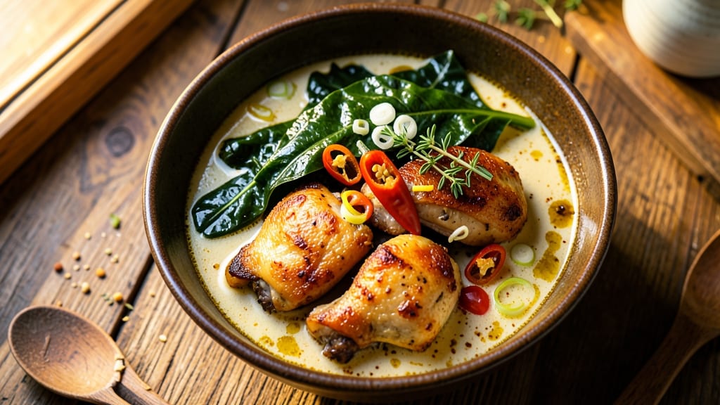 Authentic Jamaican Chicken Soup Recipe: Jerk-Spiced Comfort With Callaloo Twist
