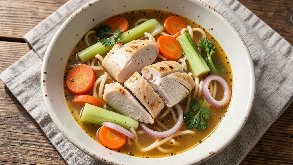 Aldi Chicken Noodle Soup Recipe: Warmth in a Bowl With Crunchy Celery Crowns