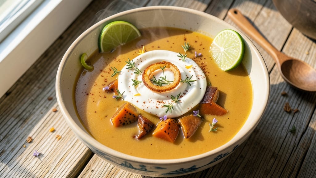 Bahamian Pumpkin Soup Recipe: Spiced Coconut and Citrus Brightness