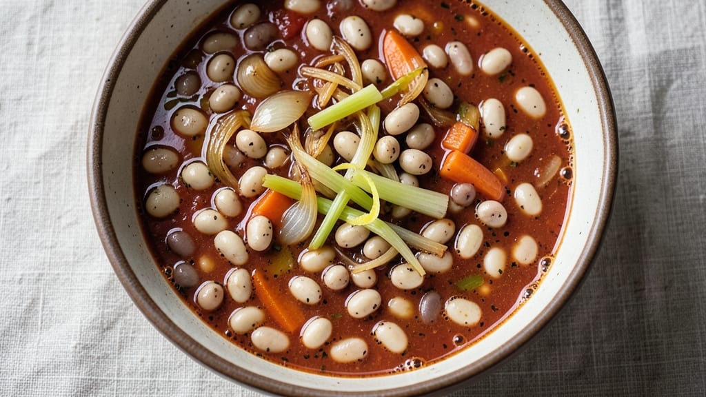 Bean Soup Recipe No Ham: Hearty Vegetable Stew With Celery Crown Crunch