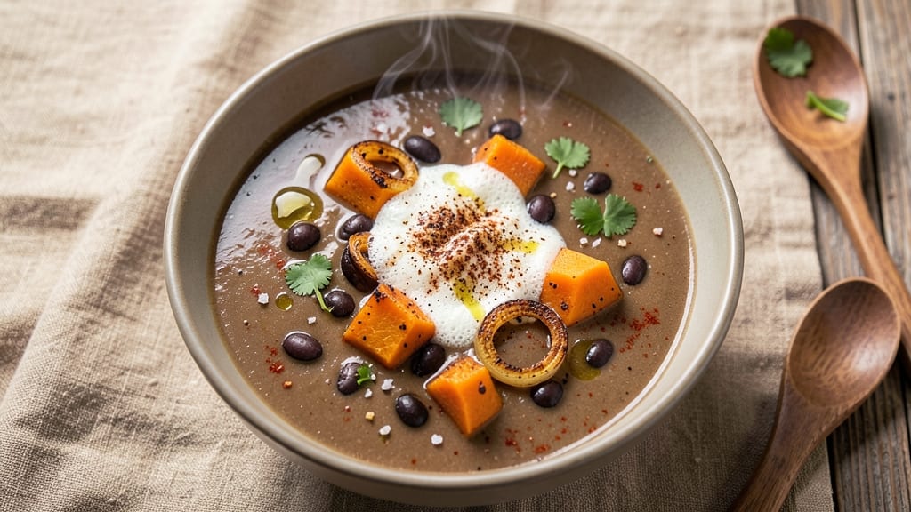 Black Bean and Butternut Squash Soup Recipe: Smoky Cumin Roast Meets Silky Sip