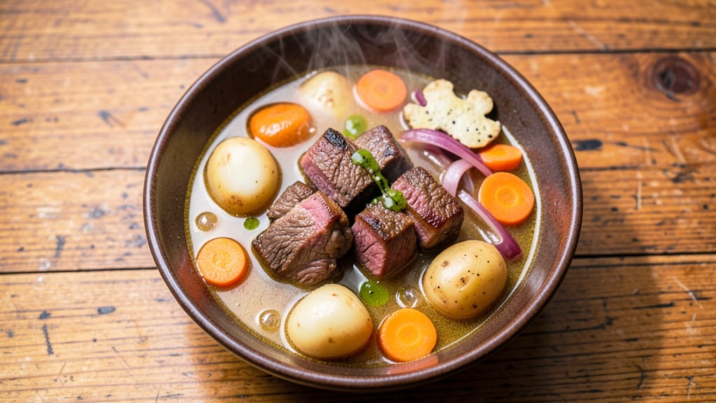 Beef Soup Pinoy Recipe: Savory Garlic and Ginger Simmered to Perfection