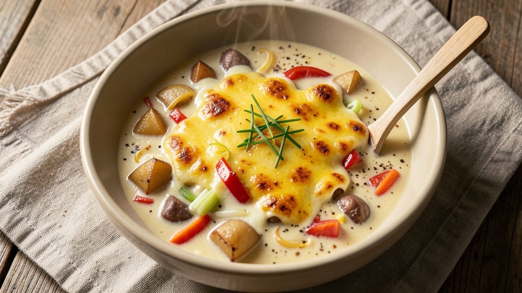 Betty Crocker Cheesy Potato Soup Recipe: Velvety Cream Cheese Swirl With Crispy Top
