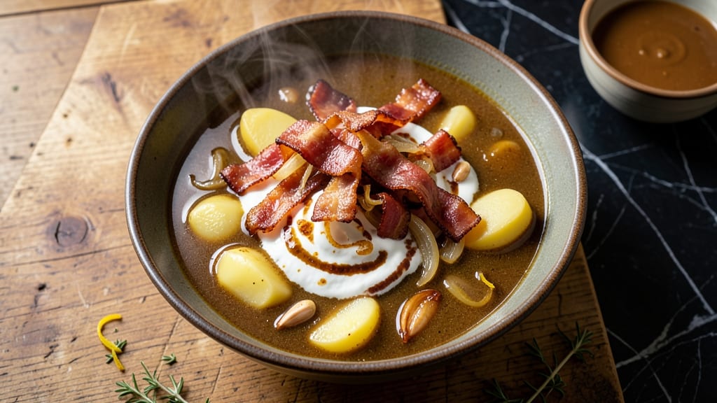 Atomic Ale Potato Soup Recipe: Creamy, Smoky Depth With Crispy Bacon Bits