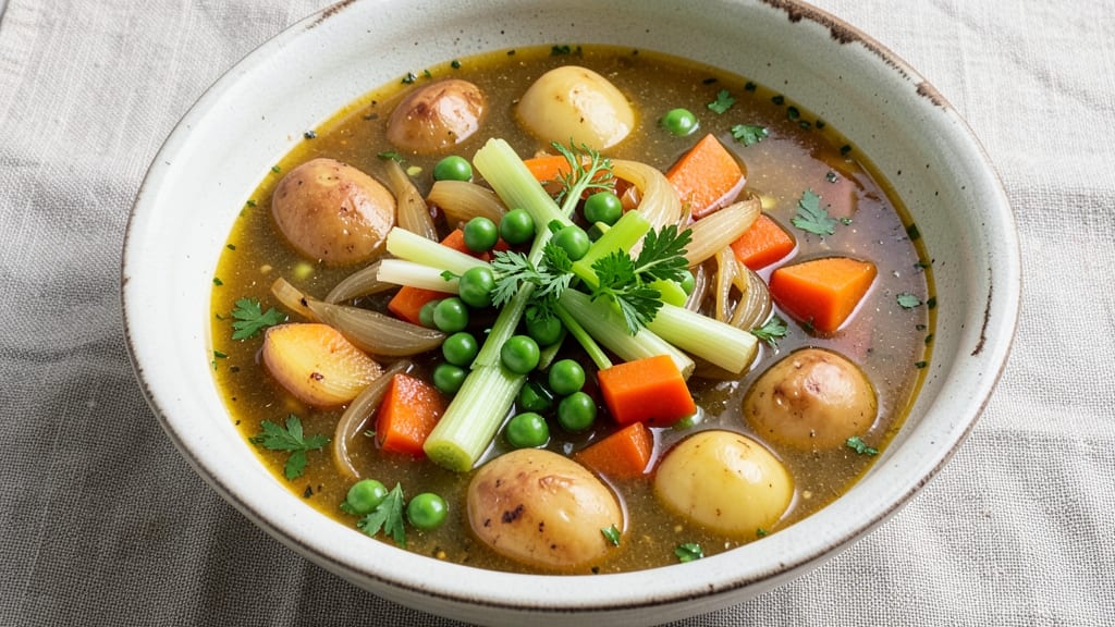 Amy's Chunky Vegetable Soup Copycat Recipe: Celery Crown Crunch Meets Creamy Tomato Velout