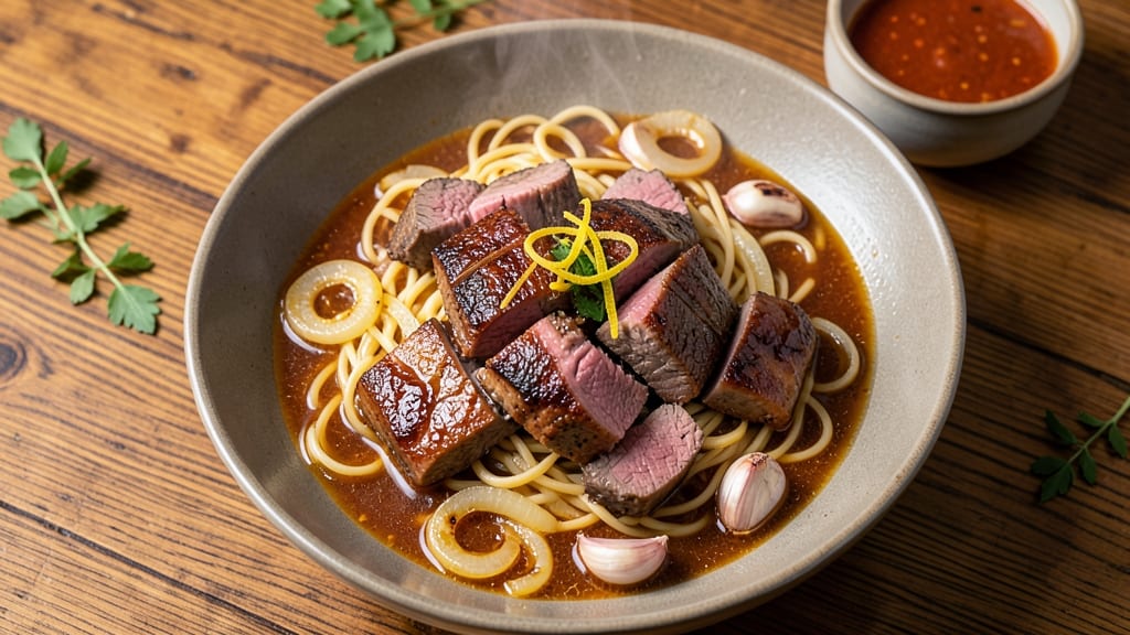 Beef Noodle Bowl Soup Recipe: Deep Umami Broth With Chewy Noodles