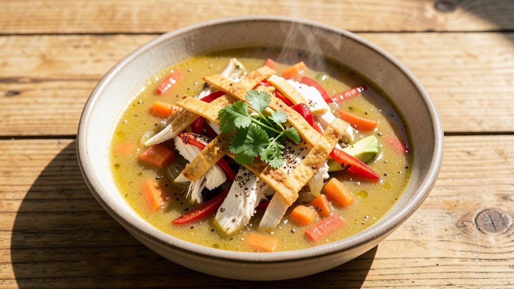 Award-Winning Chicken Tortilla Soup Recipe: Judges' Favorite Crunch and Cream Fusion