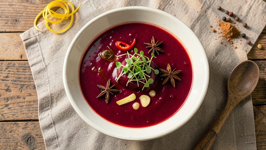 Beetroot Soup Recipe Chinese Style: Star Anise and Ginger Harmony