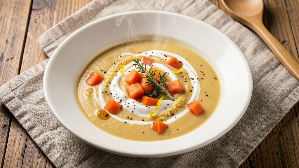 Best Rated Soup Recipe: Crowd-Pleasing Velout With Celery Crown Crunch
