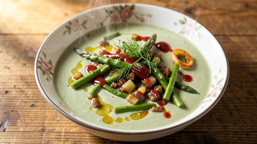 Ina Garten's Asparagus Soup Recipe: Celery Crown Crunch and Herb-Infused Smoothness