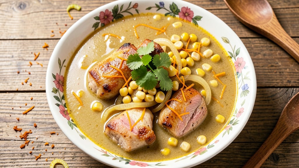 Bangladeshi Chicken Corn Soup Recipe: Fragrant Coconut and Turmeric Harmony