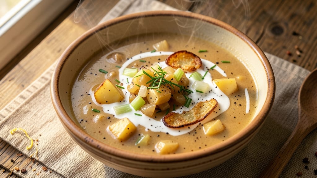 Betty Crocker's Baked Potato Soup Recipe: Creamy Velouté With Crispy Bacon Topping