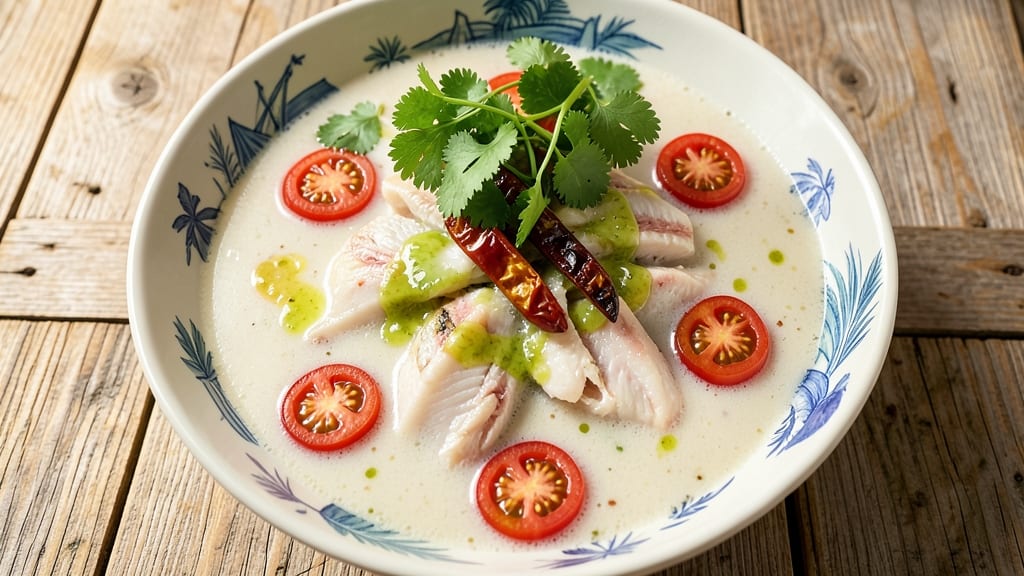 Belizean Fish Soup Recipe: Citrusy Coconut and Herb Infusion