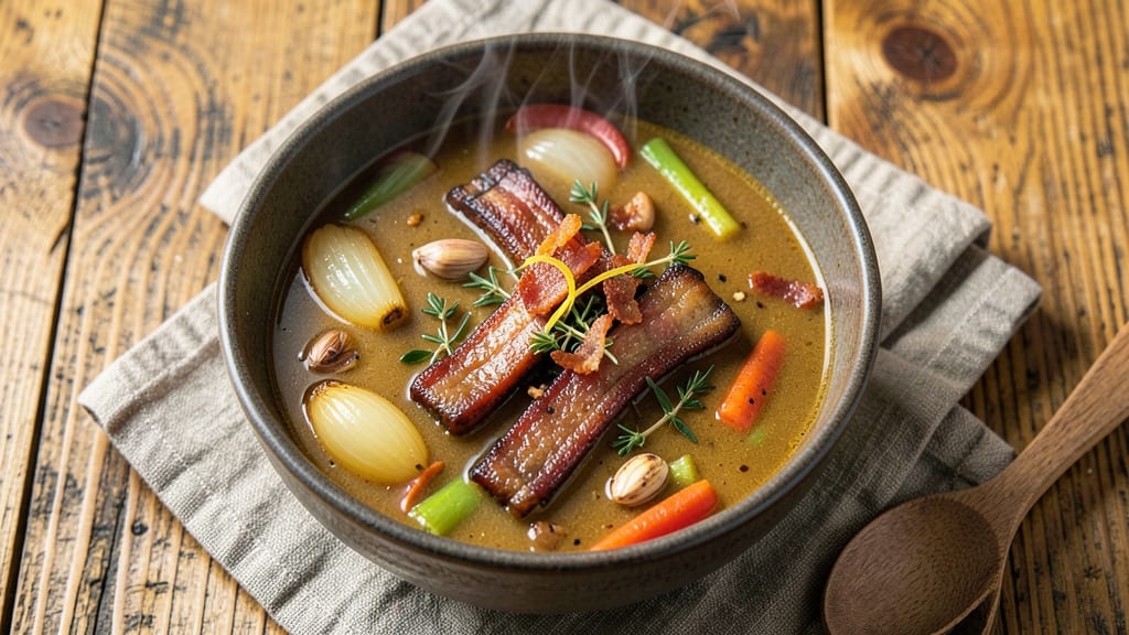 Bacon Bone Soup Recipe: Rich Broth With Crispy Bacon Bits
