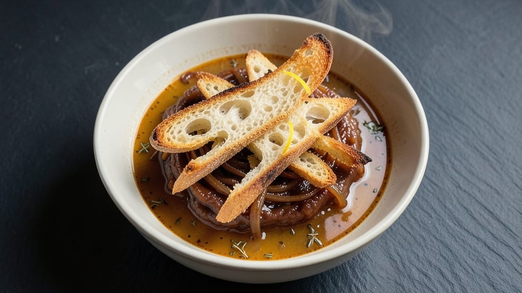 Balthazar French Onion Soup Recipe: Caramelized Onions and Gruyère Gold
