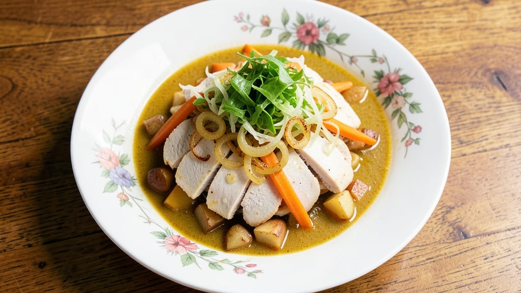 ABC Soup Recipe Singapore: Spiced Coconut-Lemongrass Velout With Crispy Shallots