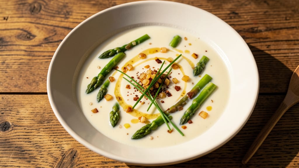 Asparagus Soup Recipe With Milk: Ultra-Smooth Velvety Texture