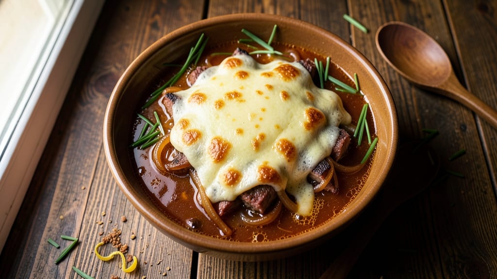 Amazing French Onion Soup Recipe: Crispy Top, Melty Cheese Magic