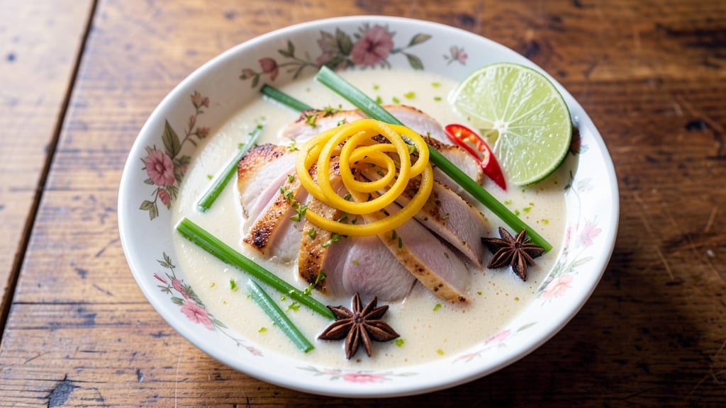 Asian Turkey Soup Recipe: Fragrant Ginger-Lime Broth With Silky Shreds