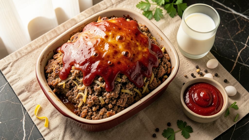 Classic Meatloaf Recipe With Lipton Onion Soup Mix: Glazed Top and Juicy Interior Every Time
