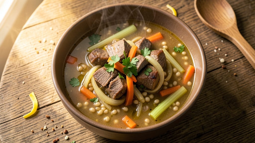 Beef Barley Soup Recipe From Scratch: Hearty Winter Nostalgia in One Pot