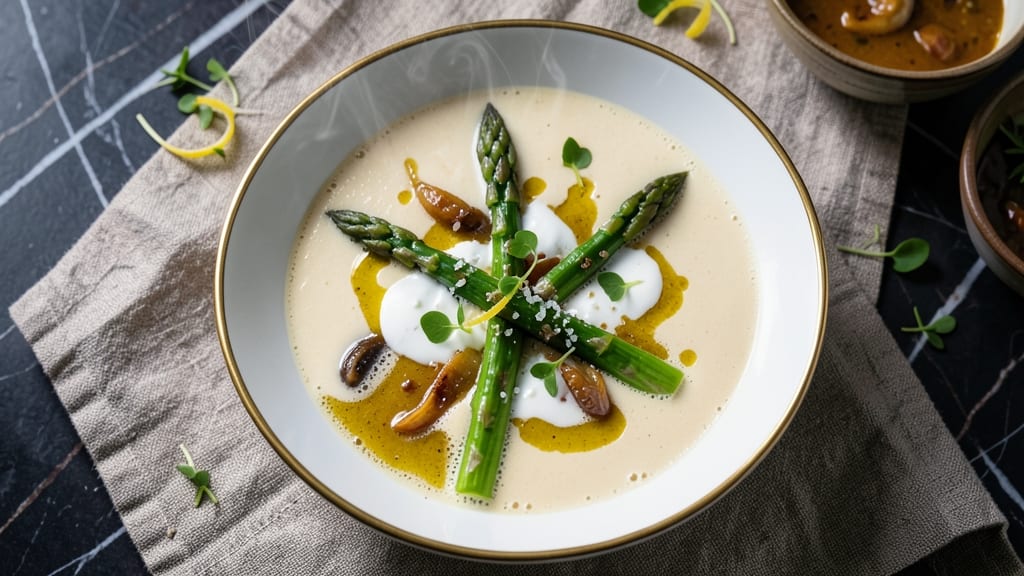 Asparagus Heavy Cream Soup Recipe: Ultra-Smooth Velvety Richness With Herbal Depth
